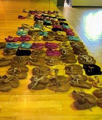 90 pairs of moccasins