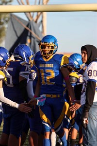 mustang football players